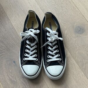 Converse Black and White Low-Top Sneakers